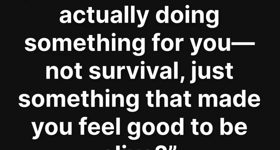 “The One Thing That Lets Me Feel Free Again”